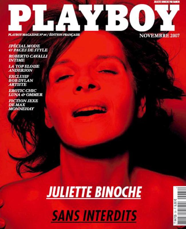 Playboy, juliette binoche
