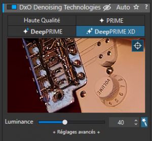 DxO PhotoLab 6 : Outils de débruitage / denoising