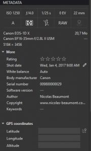 DxO PhotoLab 6 : Photo library